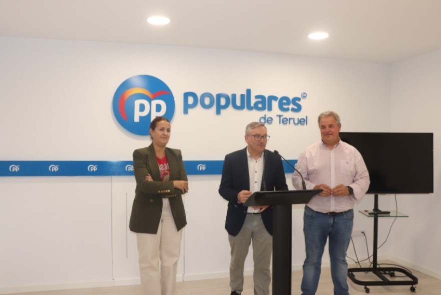 El PP de Teruel, indignado con la alusión de Alegría a su 'fiscalidad diferenciada