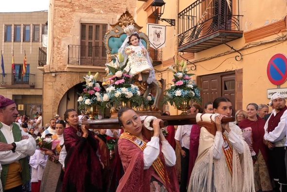 Una nueva imagen de la Niña María protagoniza las fiestas de Andorra