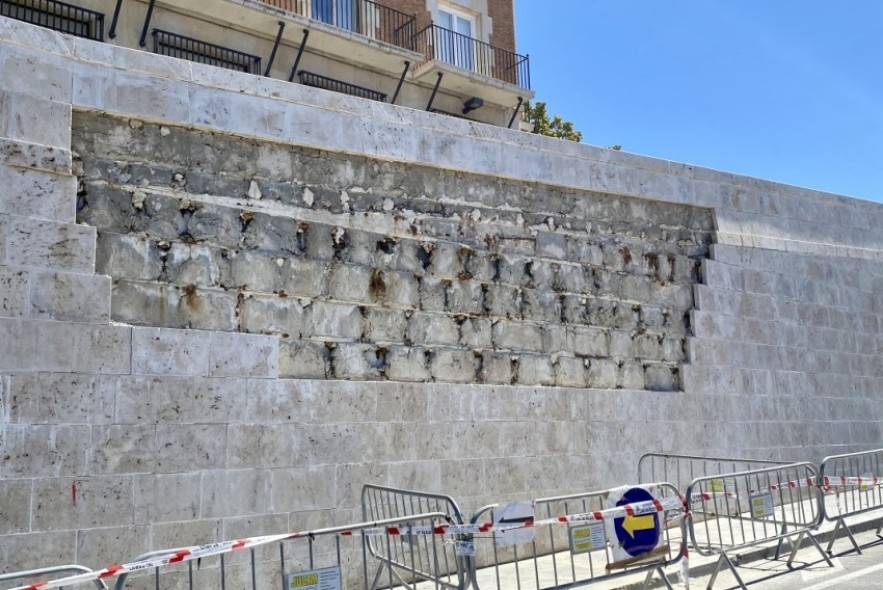 Corte de tráfico en la Ronda de la Glorieta