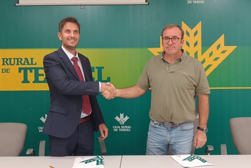 Caja Rural de Teruel renueva el convenio de colaboración con la Asociación de Comercio e Industria de Calamocha 