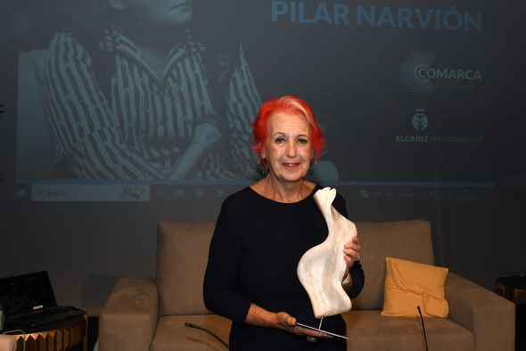 Rosa María Calaf recibe el Premio Pilar Narvión en Alcañiz