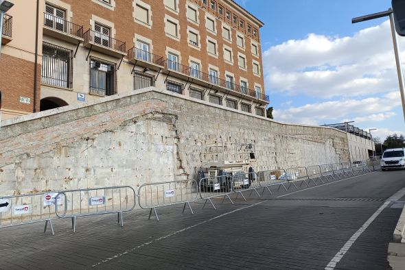 La subida por la Glorieta continuará cortada al tráfico