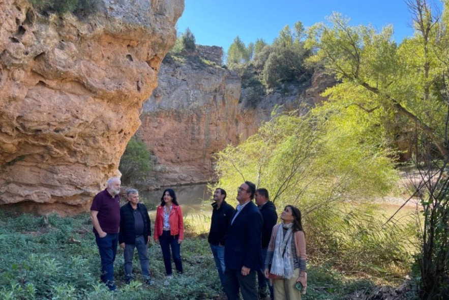 Visita de la directora general de Patrimonio Cultural a la Comarca Gúdar-Javalambre para conocer el proyecto del futuro Parque Cultural del Alto Mijares