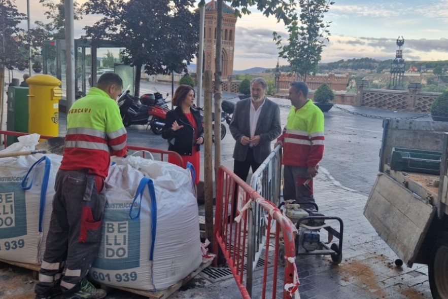 El Ayuntamiento de Teruel asegura que un estudio geotécnico de 2003 garantiza la estabilidad del paseo del Óvalo