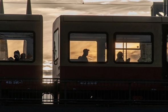 Viajero en el tren y en el tiempo