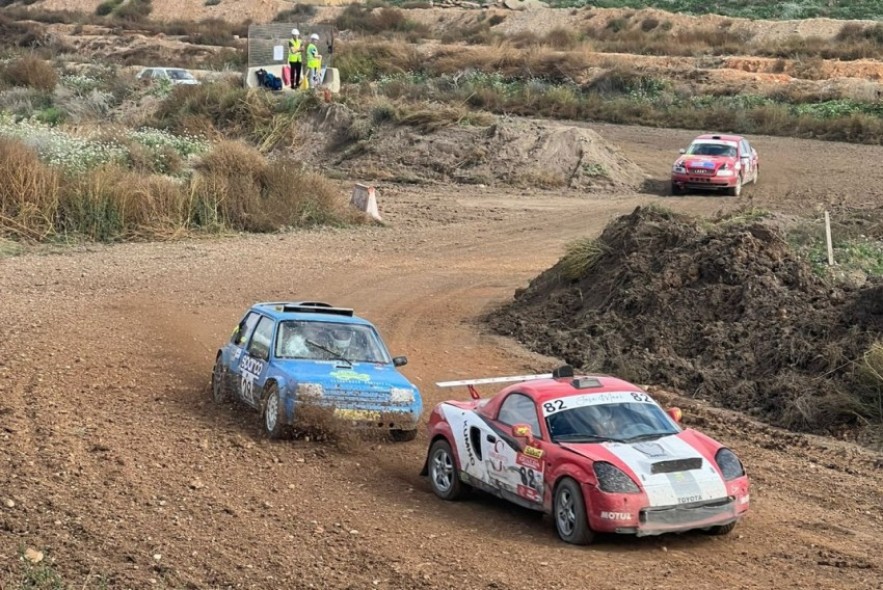 Buen espectáculo en el XXVIII Autocross Villa  de Calamocha