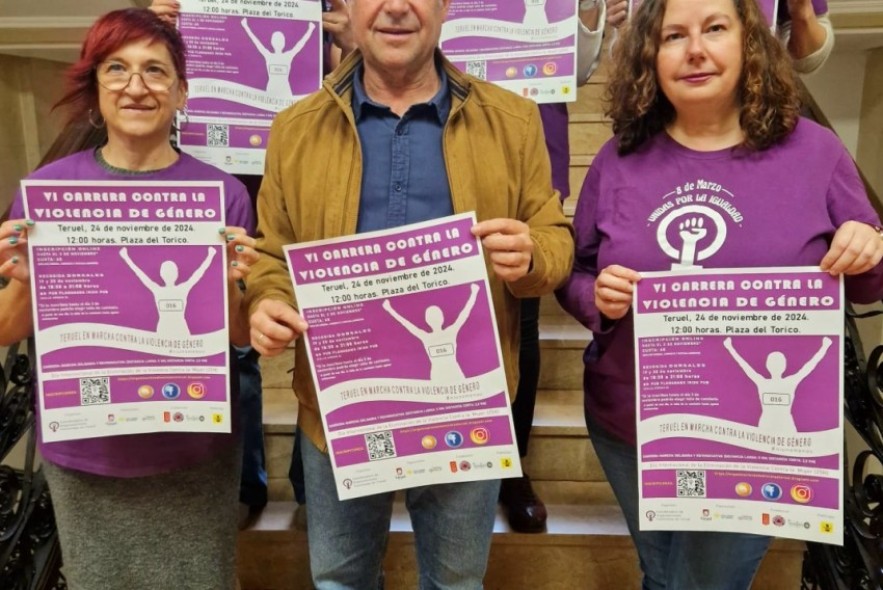 La VI Carrera Contra la Violencia de Género se celebrará en Teruel el 24 de noviembre