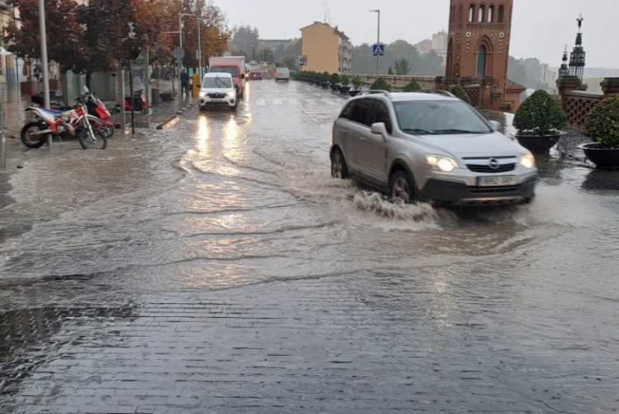 Teruel Existe denuncia la inacción del Ayuntamiento de Teruel ante las inundaciones del paseo del Óvalo