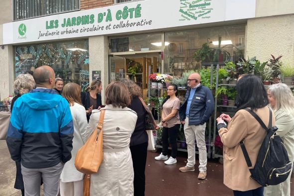 El Centro Comercial Abierto de Teruel conoce en Toulouse prácticas ecosostenibles