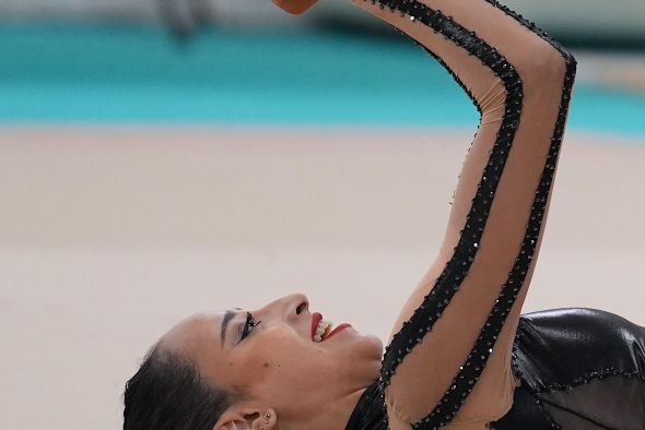 Alba Bautista y el equipo español de gimnasia, en Bilbao para la Euskalgym 2024