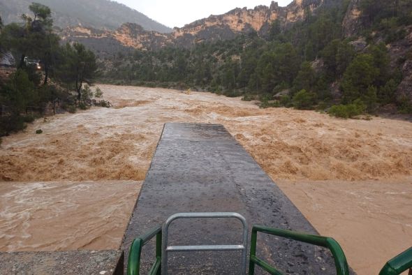 El pantano de Calanda llega al 75% y la CHE desembalsa para hacer hueco al Bergantes