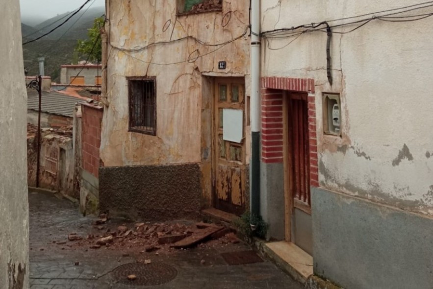 Cinco casas afectadas por la tromba de agua en Montalbán están pendientes de derribo