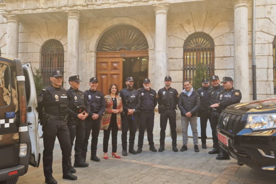 Una veintena de agentes de Policía Local de Teruel van a prestar labores de refuerzo en Catarroja