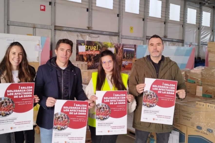 Teruel organiza la primera comparsa solidaria en apoyo a los afectados por la dana