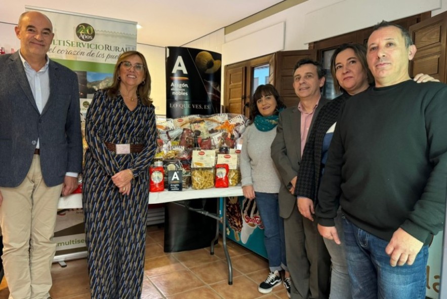 Un vecino de Nogueruelas, agraciado con el Supercarro de productos aragoneses