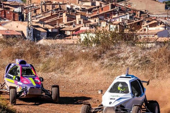 Aguaviva acoge este fin de semana su Autocross con un título autonómico aún en juego