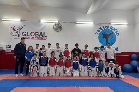 Entrenamiento de combate en la sede del Club Yamasuki