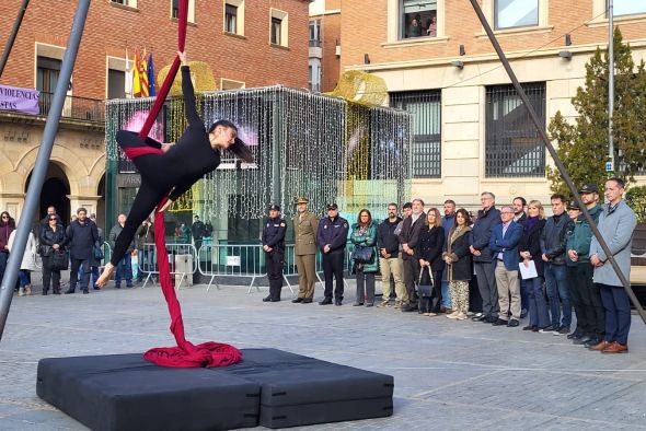 La Diputación de Teruel reivindica la lucha contra la violencia de género con el espectáculo 'Vuela'