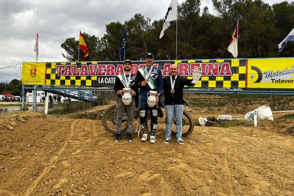 Tres pilotos turolenses reinan en la Copa de España de Motocross Clásico