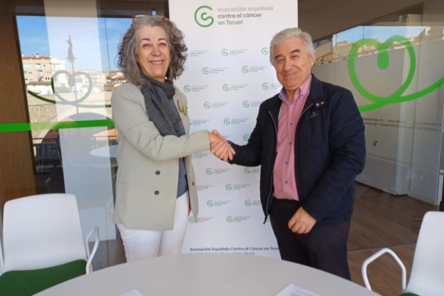 La AECC en Teruel y el Colegio de Enfermería de Teruel trabajarán juntos para potenciar la prevención, la información y la mejora de la calidad de vida de los pacientes oncológicos