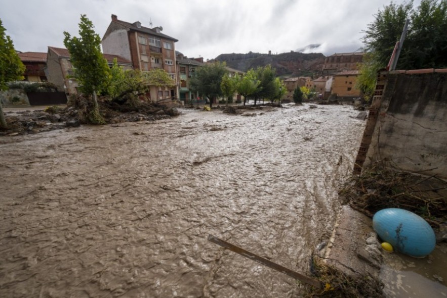 Las lluvias acumuladas desde octubre doblan lo habitual en la provincia de Teruel