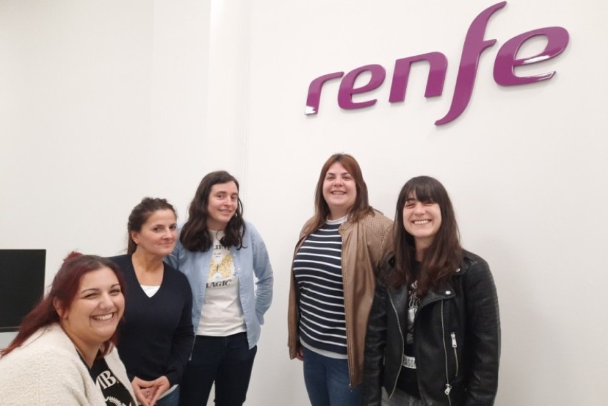 El número de mujeres en el Centro de Competencias Digitales de Renfe en Teruel aumenta cinco puntos en un año