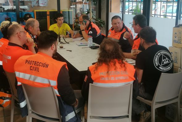 La dana activó la solidaridad en los voluntarios de la Comarca de Gúdar