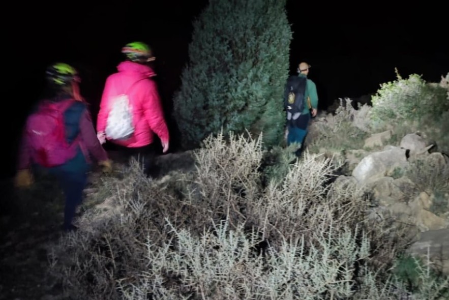 La Guardia Civil rescata en Rubielos de Mora a dos senderistas enriscadas