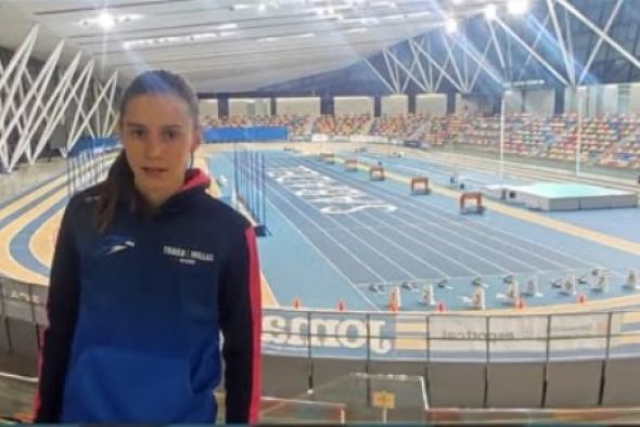 La atleta Carlota Gasión logra un nuevo récord  de España en 500m