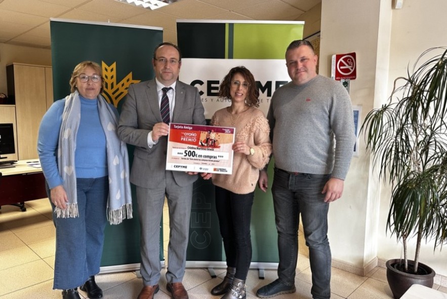 El premio de la campaña provincial de compras Tarjeta Amiga cae en Alcañiz