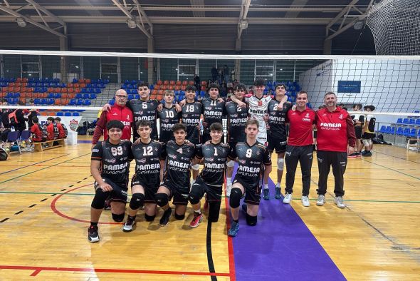 Los juveniles del Pamesa, los chicos de Las Viñas y las cadetes del Alcañiz son los más aventajados en la Copa de España de voleibol