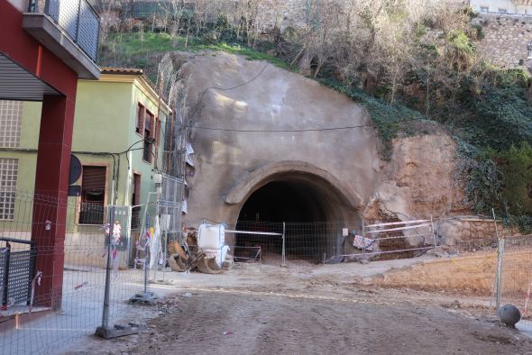 El grado de ejecución del ascensor del barrio del Carmen, en Teruel, se sitúa en el 71%