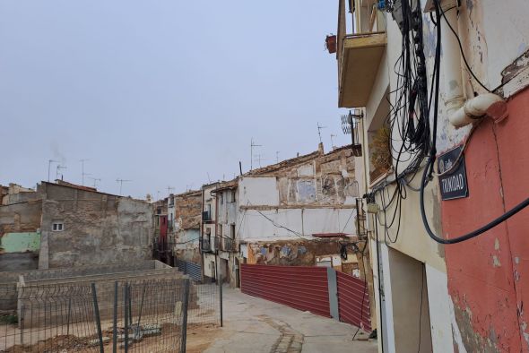 Alcañiz concluirá la reurbanización de la calle Trinidad antes del comienzo de verano