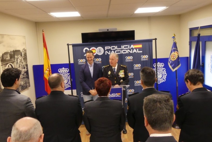 La Policía Nacional celebra en la Comisaría Provincial de Teruel su 201 aniversario