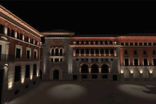 El video mapping sobre los Amantes  se proyectará en la plaza San Juan