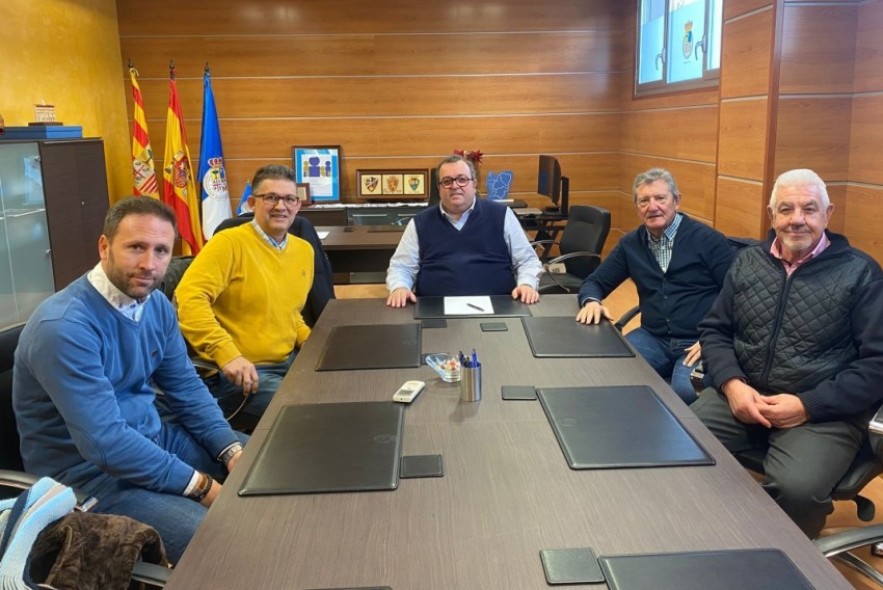 La Federación recibe al recién investido presidente del Teruel