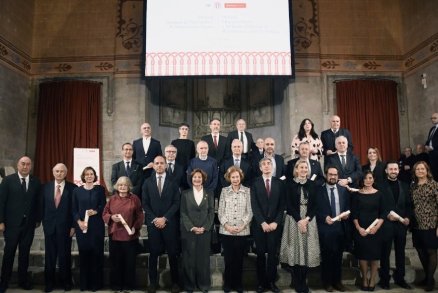 La reina Sofía entrega a la Fundación Valderrobres Patrimonial el Premio Hispania Nostra por su contribución al desarrollo económico y social