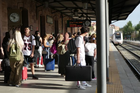 Los viajeros de los trenes de servicio público de Renfe en Teruel se incrementan un 23,4%