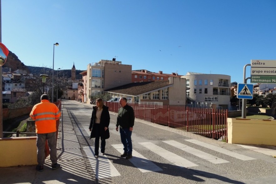 La mejora de la TE-130 en Alcorisa prevé su reasfaltado y ensanchar el puente de la calle Fuente Nueva