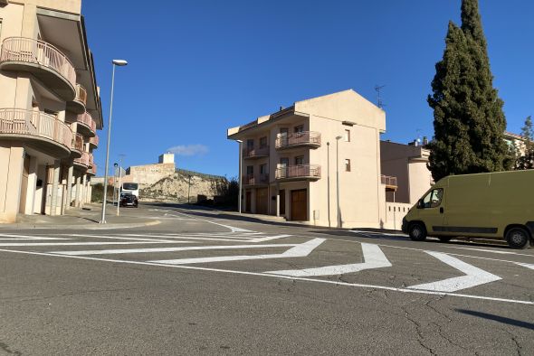 La calle Tronchón de Alcañiz pasa a ser de sentido único por seguridad