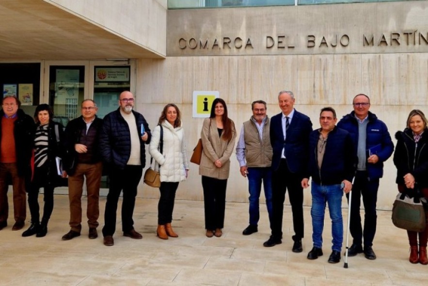 El Instituto Aragonés del Agua concluye las obras de emergencia para garantizar el abastecimiento de agua potable en la comarca del Bajo Martín