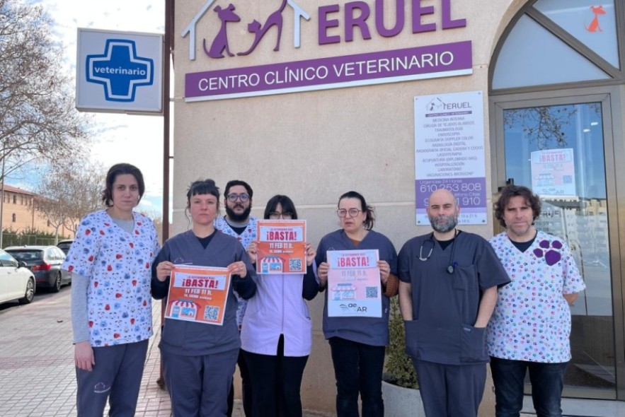 Todos los veterinarios de Teruel protestan en contra del decreto sobre el uso de antibióticos