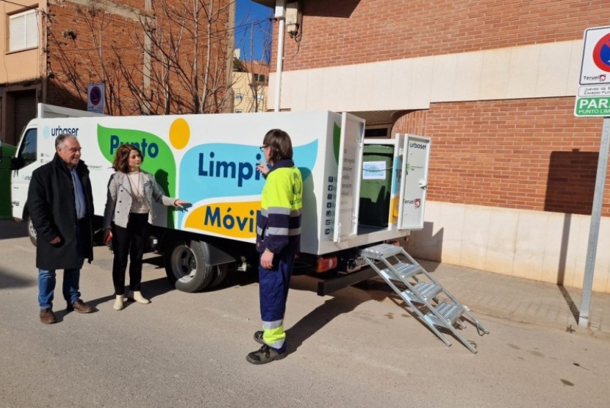 Ya está en marcha un nuevo servicio de Punto Limpio Móvil en Teruel capital y sus barrios