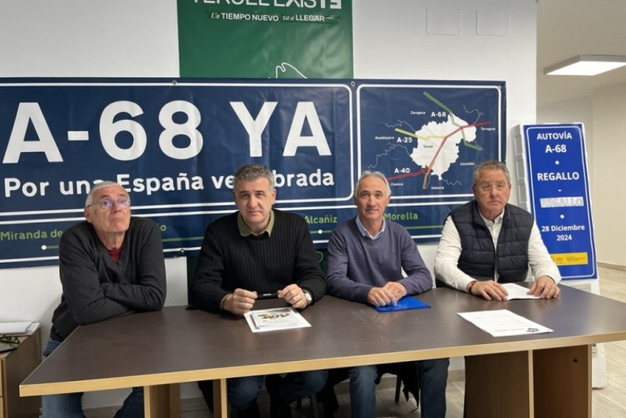 Teruel Existe anima a los bajoaragoneses a salir a la calle este domingo para reclamar la A-68: “Es una deuda histórica que el Estado tiene con Aragón”