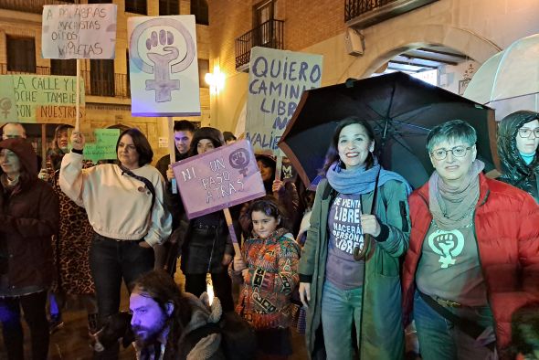 El feminismo se conjura en Alcorisa “por todo lo que queda por conseguir”