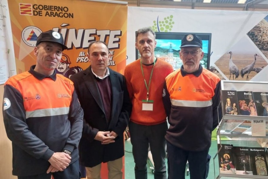 La búsqueda de nuevos voluntarios para la Agrupación de Protección Civil del Jiloca comenzó en la feria Captur