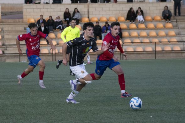 El Alcañiz acierta in extremis con el gol que le afianza líder en el Milla (0-1)