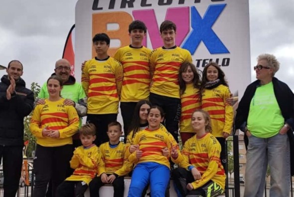 Calamocha corona a Neco Barquín y a Valeria Banzo en la Copa Aragón de BMX