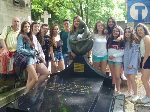 Alumnos del IES Vega del Turia de Teruel viven la cultura gala sobre el terreno