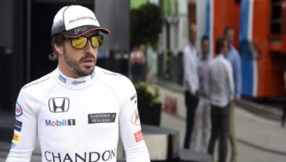El piloto de Formula 1 Fernando Alonso entrenará este martes en Motorland